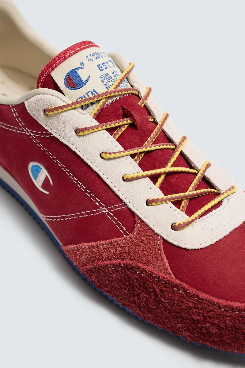 CHAMPION ® X ZARA LEATHER SNEAKERS