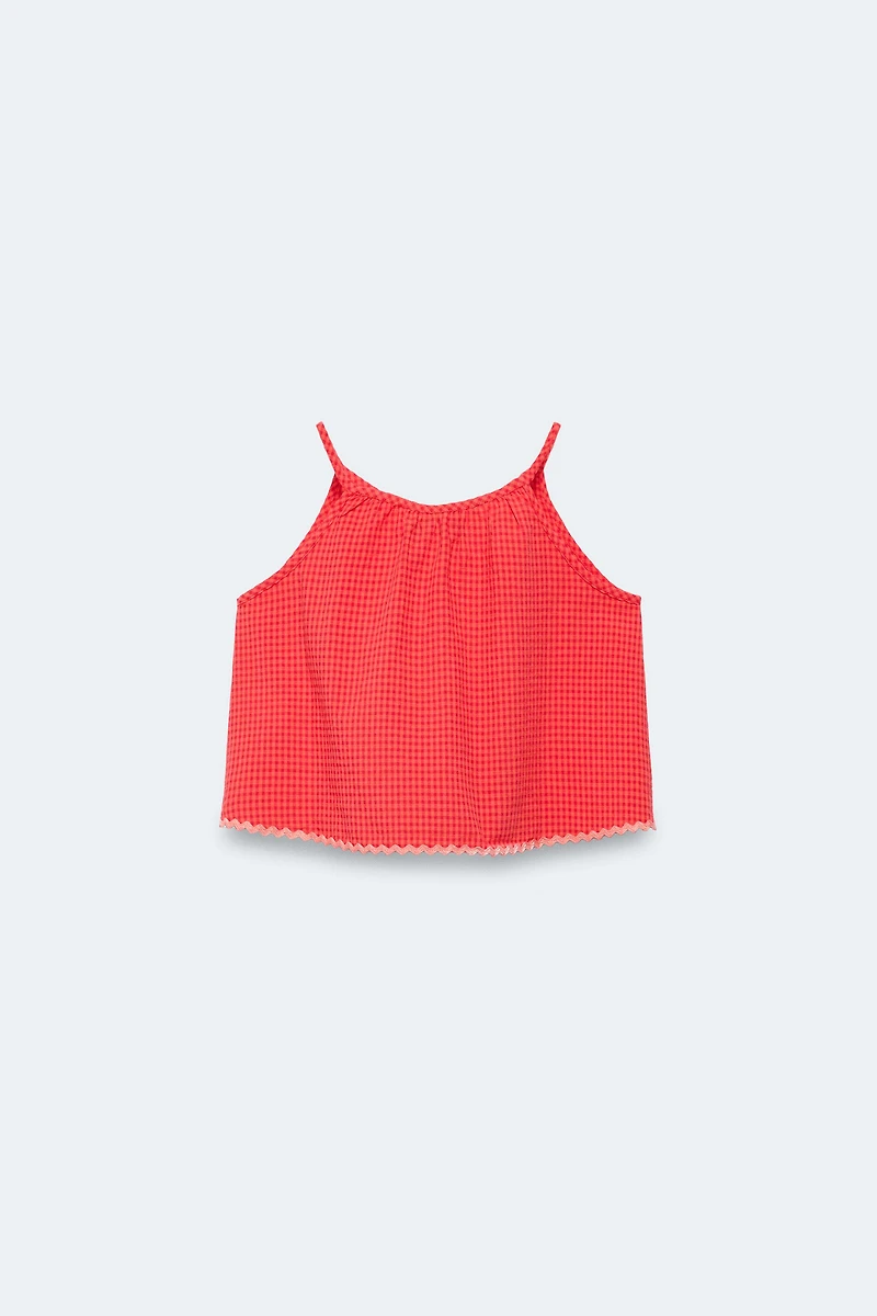 2-14 ANS/ TOP À CARREAUX VICHY ONDULINA LIMITED EDITION