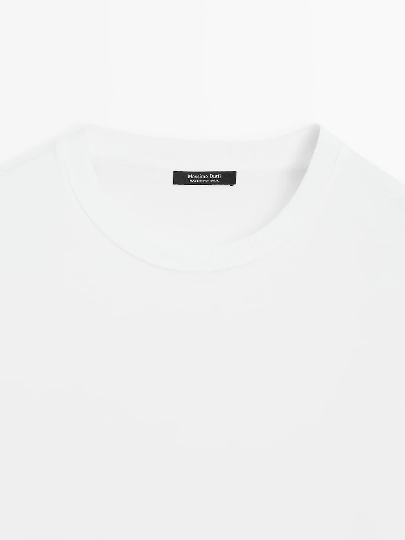 T-shirt à manches longues 100 % coton interlock