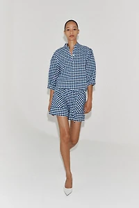 GINGHAM SHORTS ZW COLLECTION