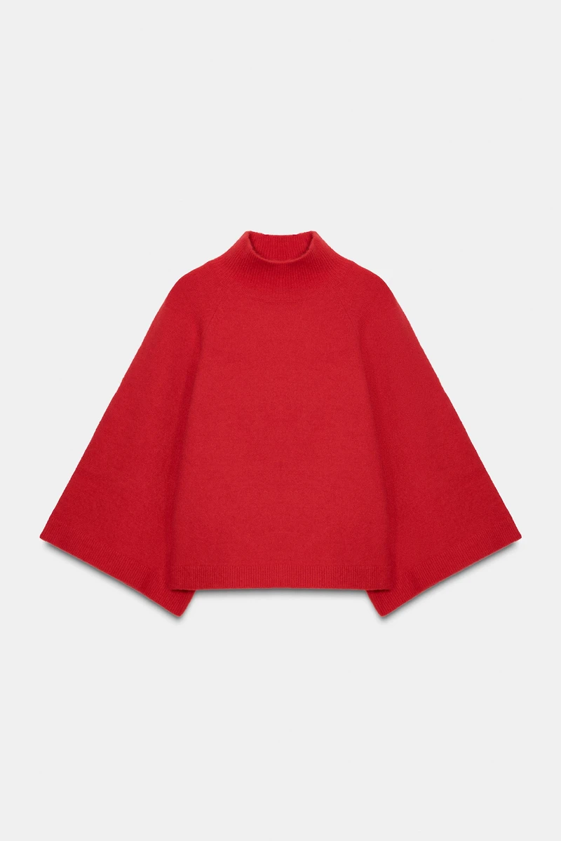 WIDE SLEEVE KNIT JUMPER