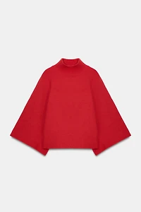 WIDE SLEEVE KNIT JUMPER