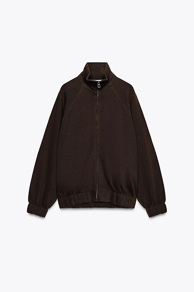 SOFT ZIP SWEATSHIRT