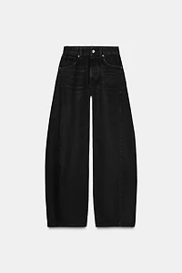 TRF HIGH-RISE OVERSIZE BALLOON JEANS