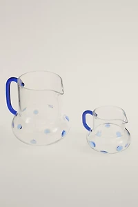 BOROSILICATE GLASS BUBBLE PITCHER