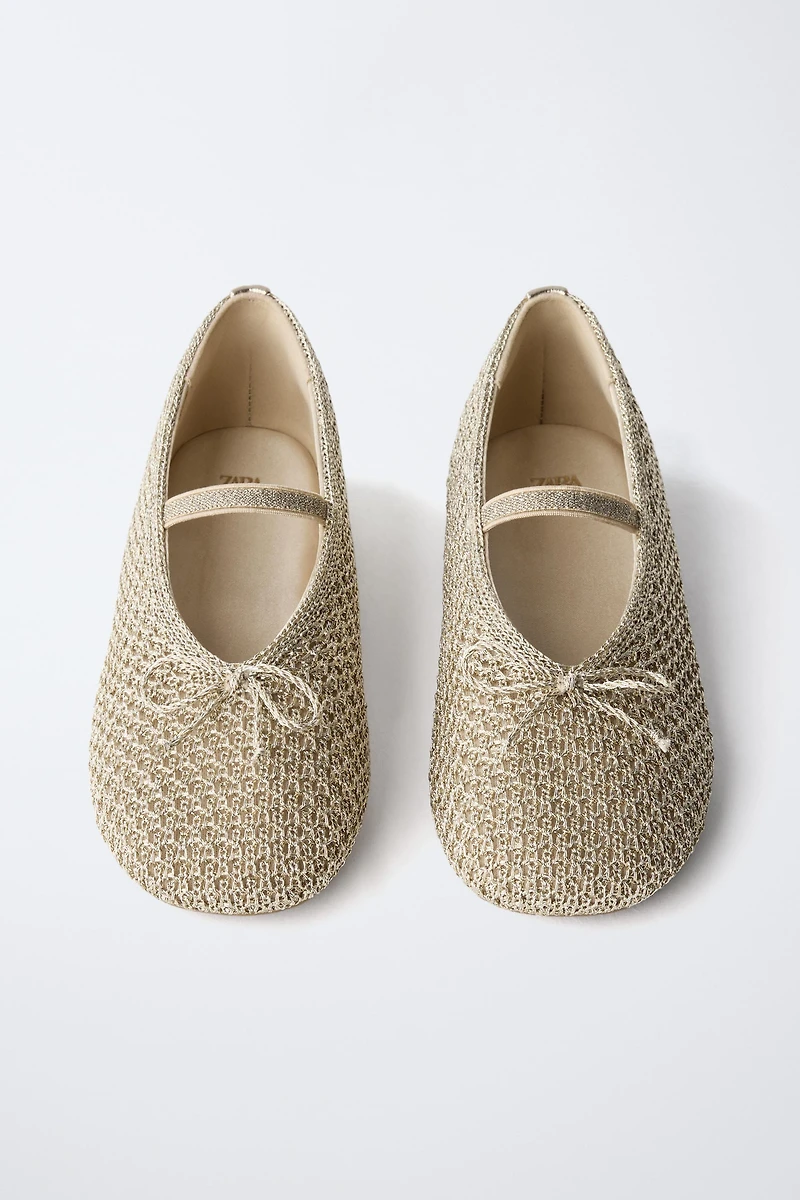 CROCHET BALLET FLATS