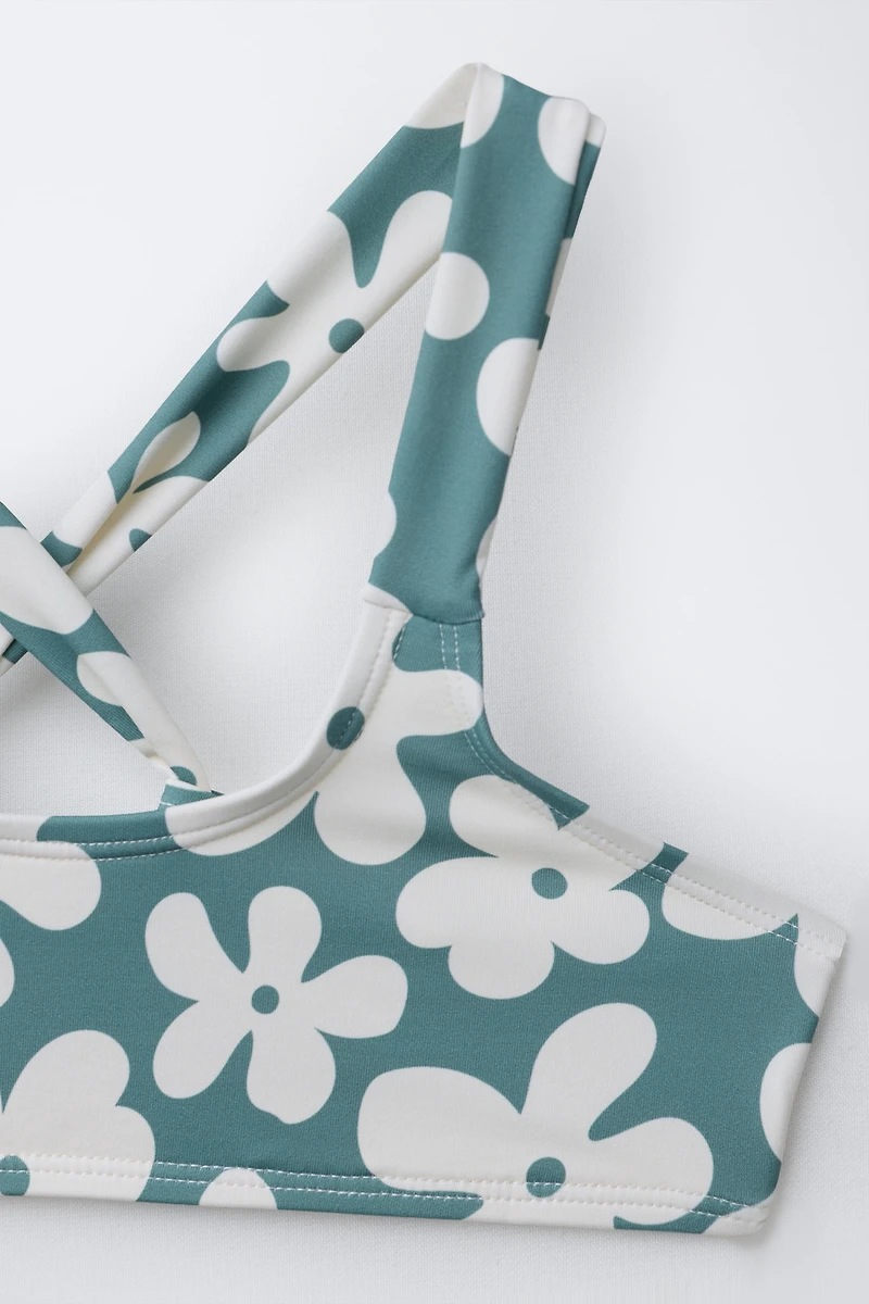 6-14 YEARS/ FLORAL PRINT BIKINI