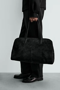 LEATHER TRAVEL BAG M