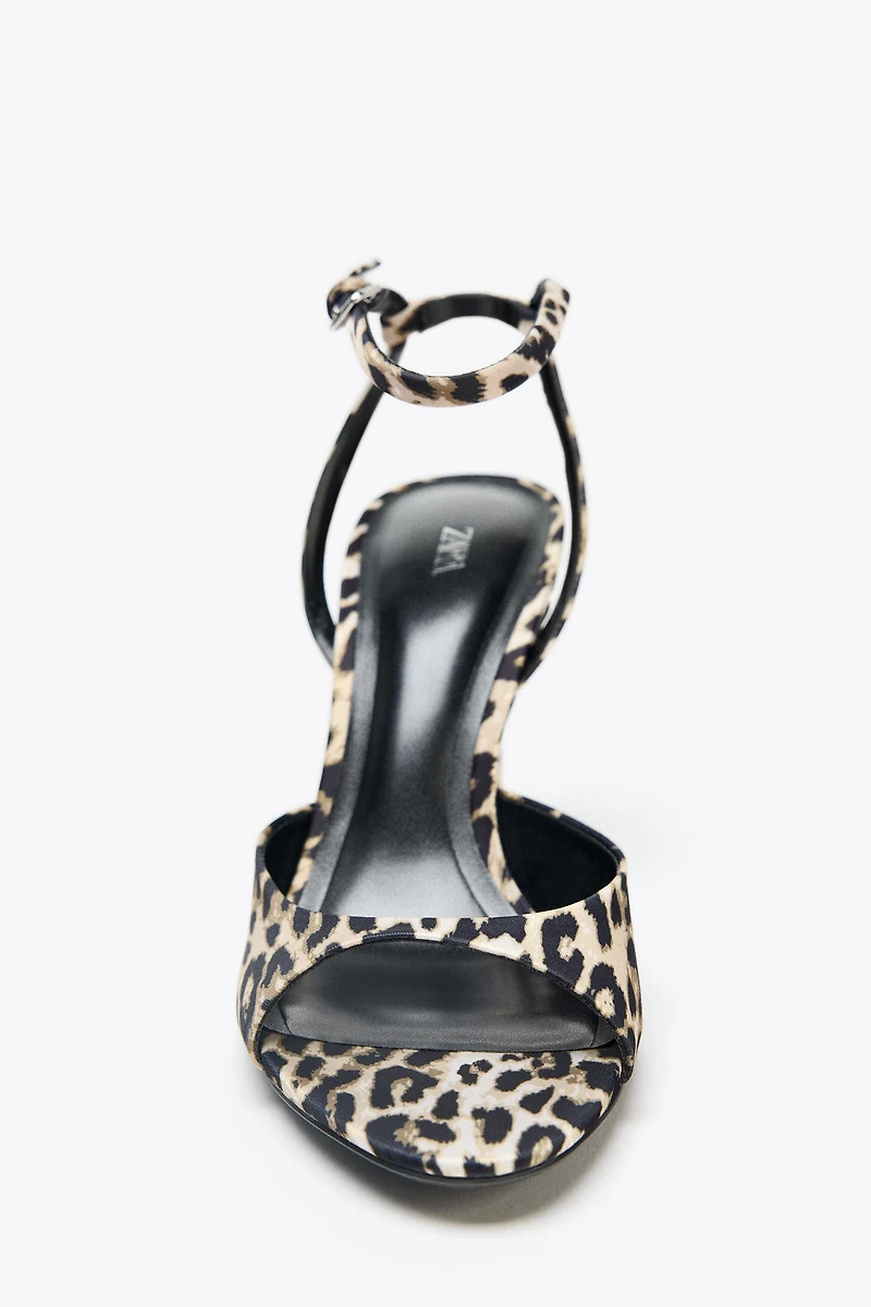 ANIMAL PRINT SANDALS