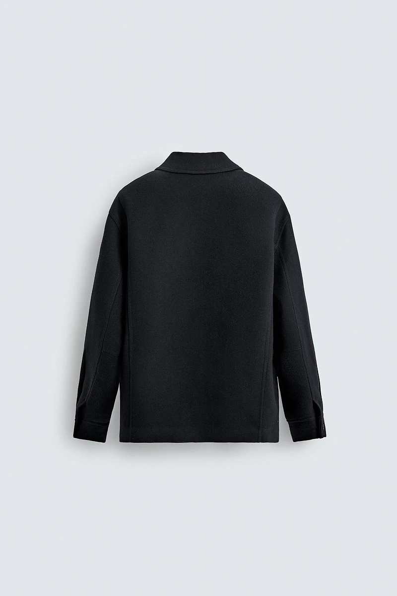 REGULAR FIT POCKET OVERCOAT