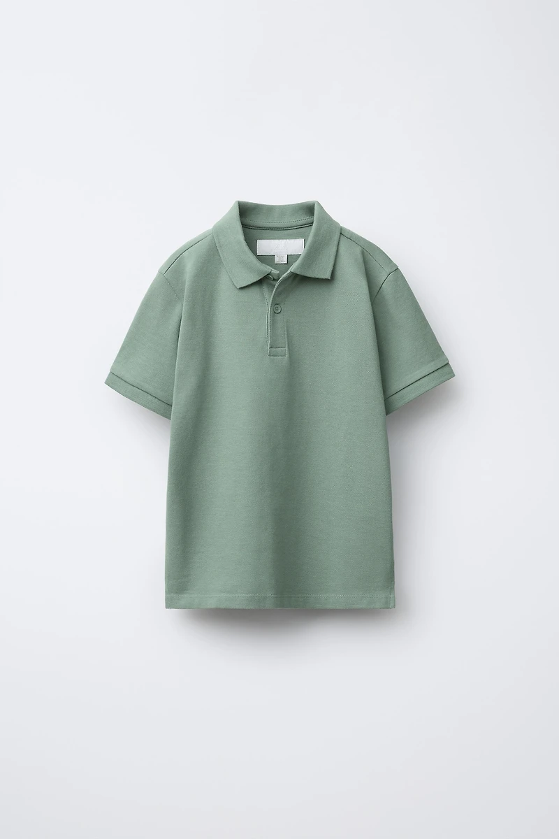 BASIC PLAIN POLO SHIRT