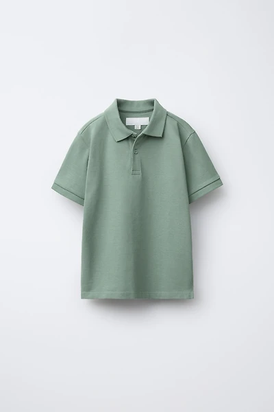 BASIC PLAIN POLO SHIRT
