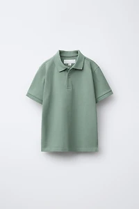 BASIC PLAIN POLO SHIRT