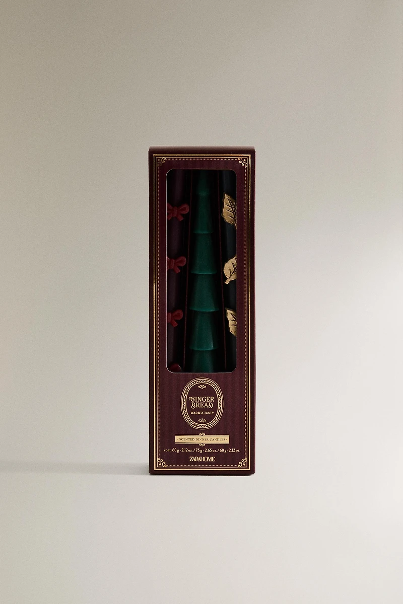 SET OF GINGERBREAD SCENTED CANDLES (SET OF 3)