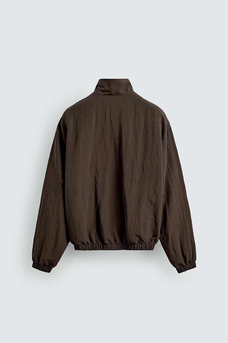 REVERSIBLE FLOWY BOMBER JACKET