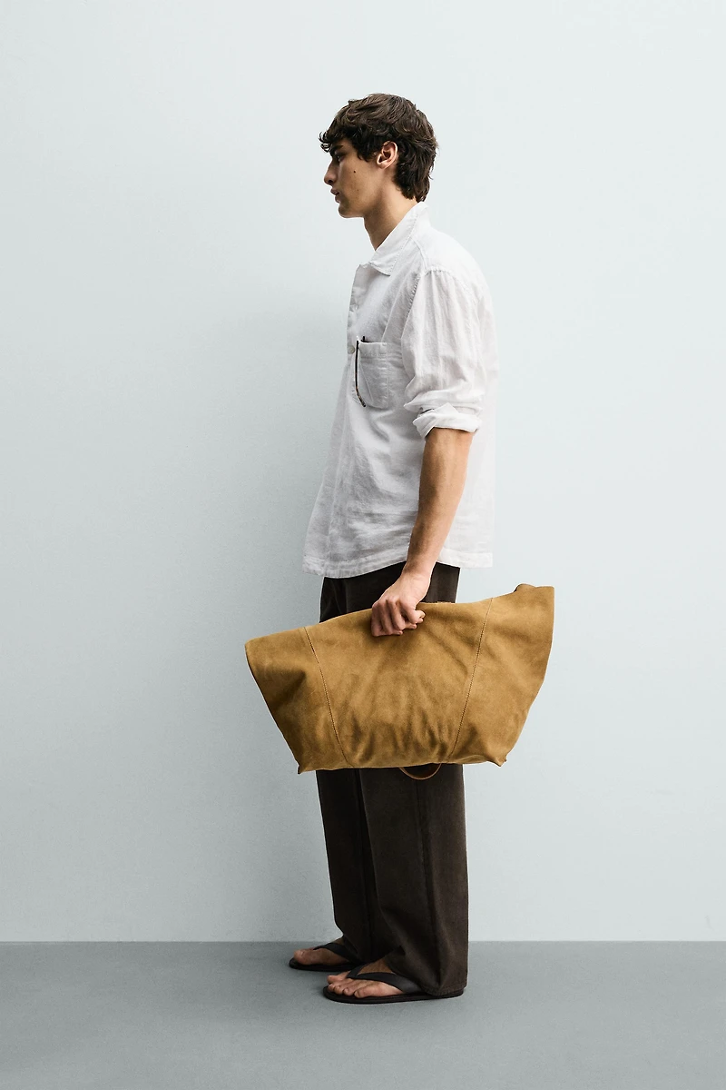 LINEN COTTON BLEND POLO SHIRT