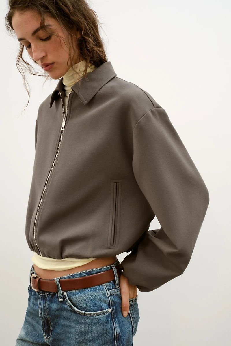 VESTE BALLON ZIPPÉE