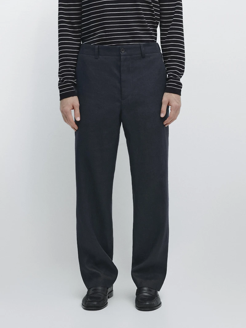 Lightweight linen trousers