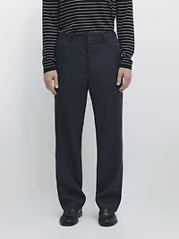 Lightweight linen trousers