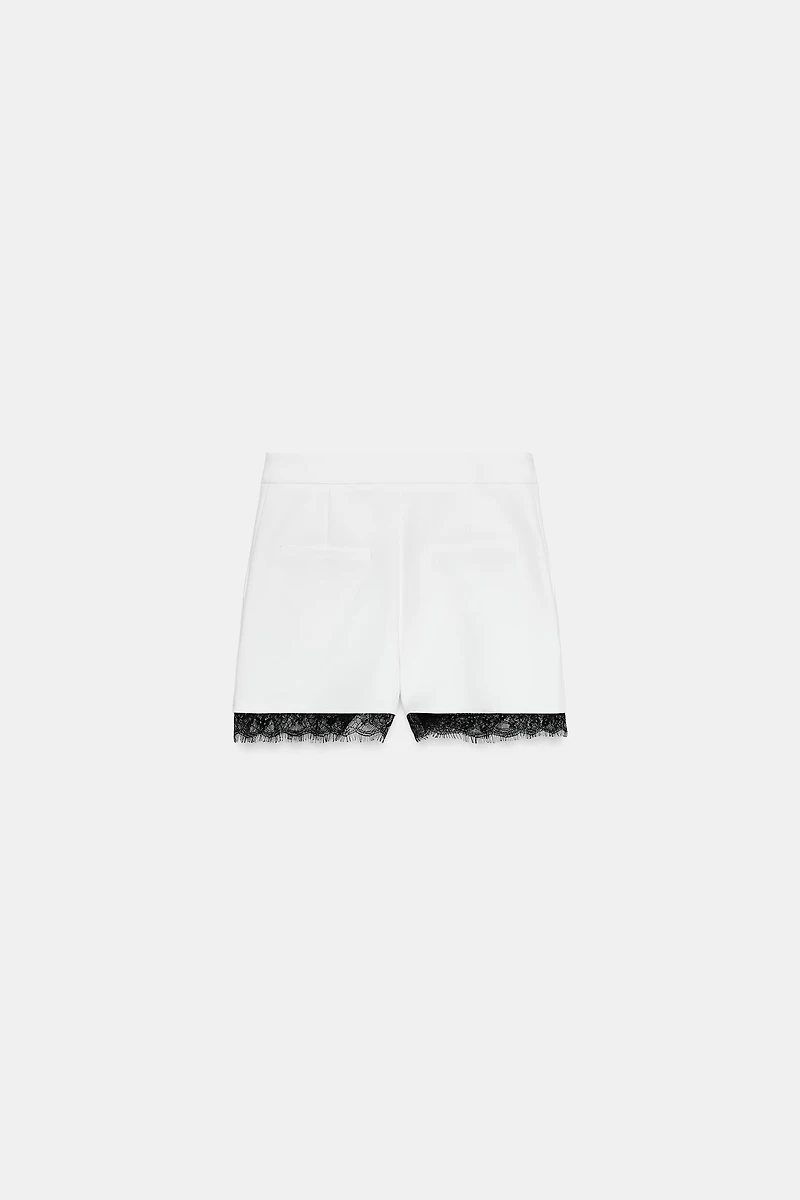 COMBINATION LACE SHORTS