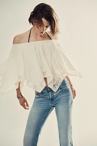 LACE CAPE TOP