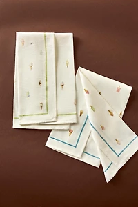 SET OF ICE CREAM COTTON KITCHEN TOWELS (SET OF 2)