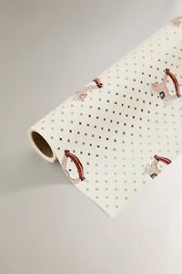CHRISTMAS WRAPPING PAPER SEAHORSE CHRISTMAS