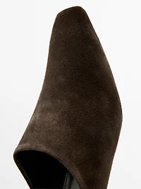 Wedge heel mules
