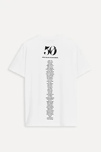 T-SHIRT À IMPRIMÉ PHOTO STEVEN MEISEL 50TH ANNIVERSARY