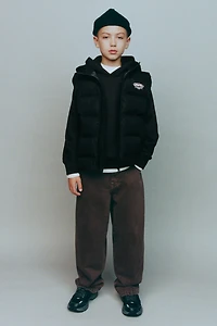 WATER REPELLENT HOODIE VEST