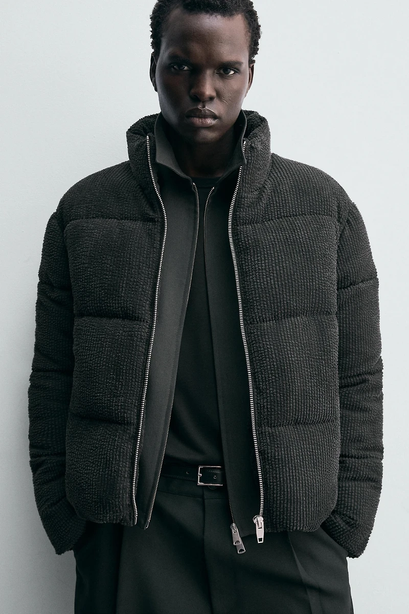 CORDUROY PUFFER JACKET