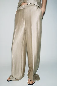 PANTALON DROIT TAILLE HAUTE