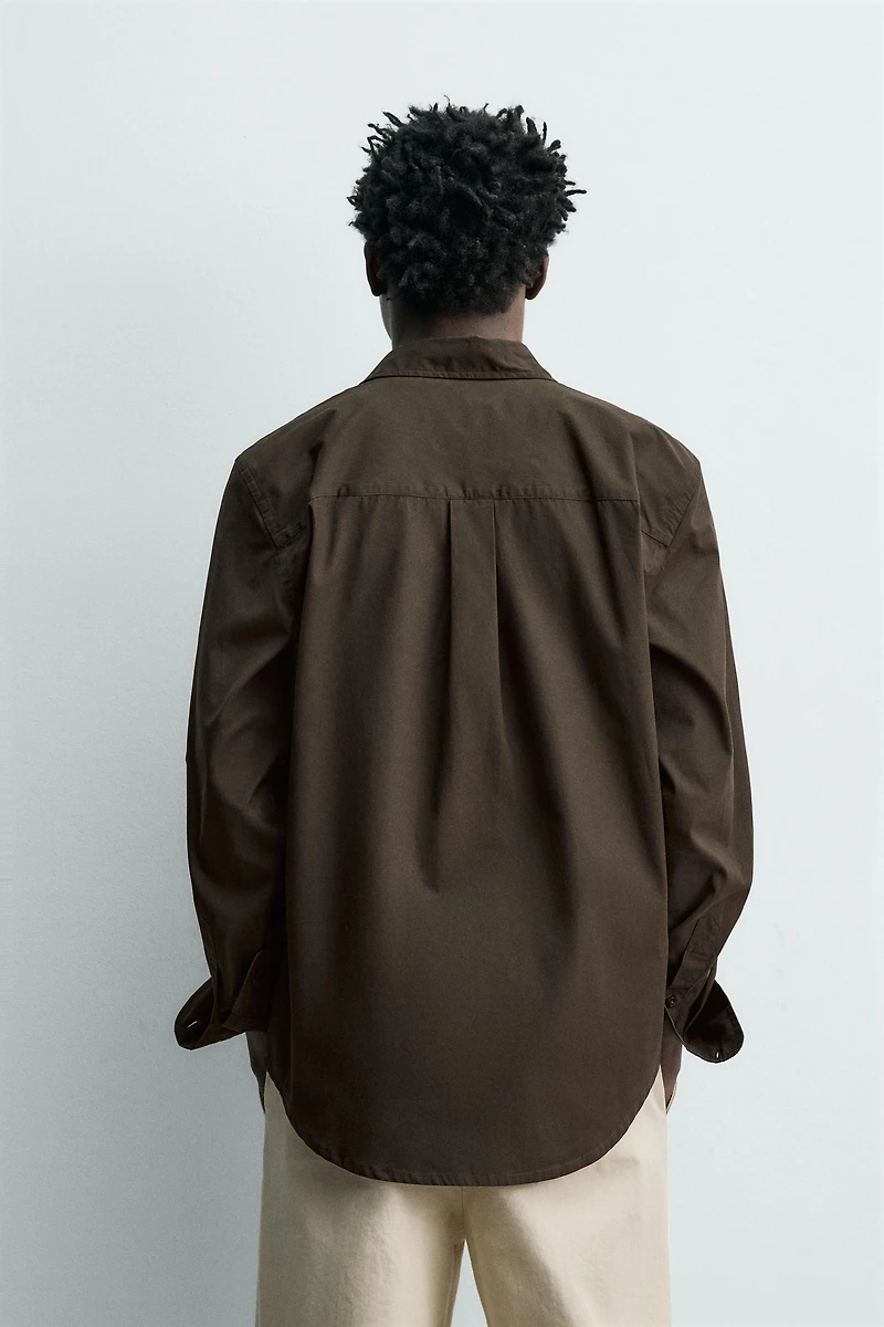 REGULAR FIT POPLIN SHIRT