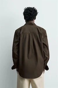 REGULAR FIT POPLIN SHIRT