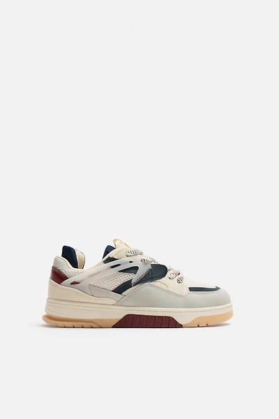 BASKETS EFFET DENIM