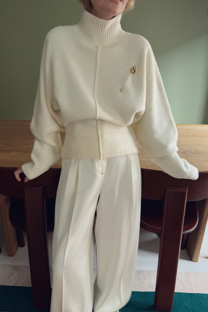 SOFT KNIT JUMPER HIGH NECK