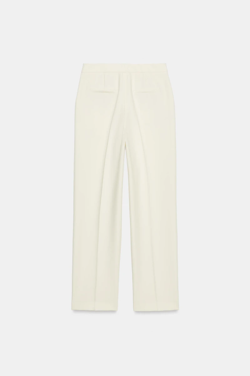 LOW-RISE STRAIGHT LEG PANTS