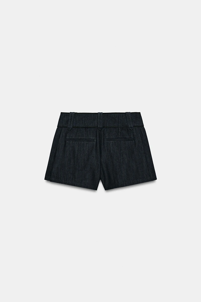 JUPE-PANTALON À LISERÉS CONTRASTANTS