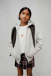 PLAID BOX PLEAT SKORT