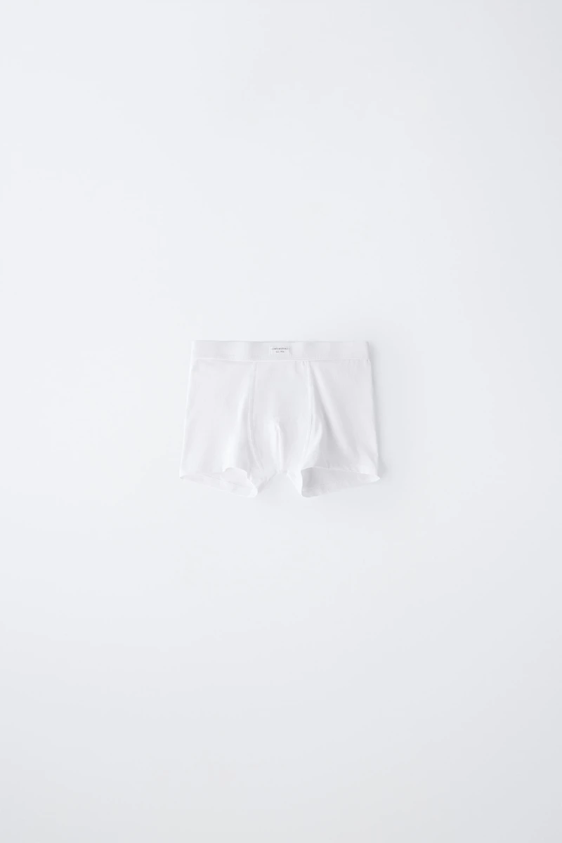 2-6 ANS/ LOT DE TROIS BOXERS UNIS DÉCOR ÉTIQUETTE