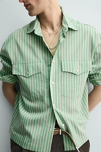 CHEMISE RELAXED FIT À RAYURES
