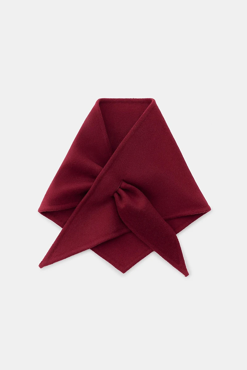 WOOL TRIANGULAR BANDANA