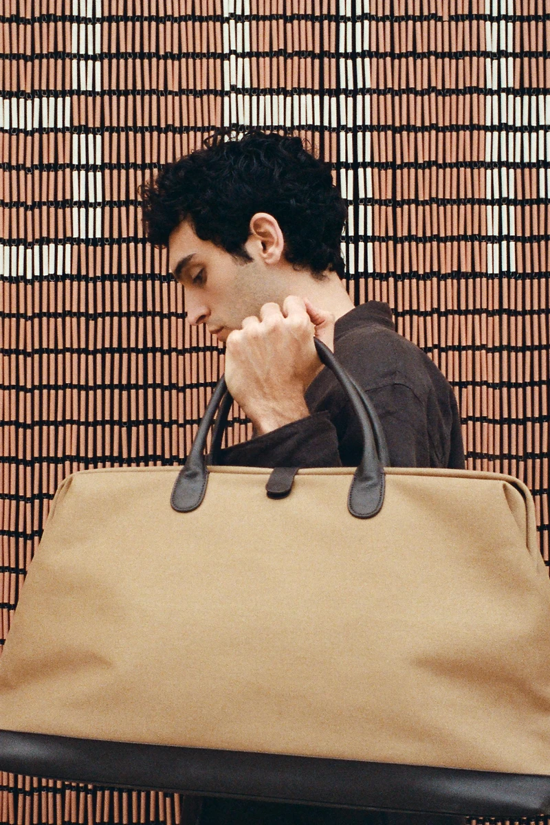 SAC DE VOYAGE BOUTON COTON
