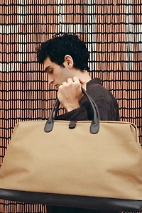 SAC DE VOYAGE BOUTON COTON