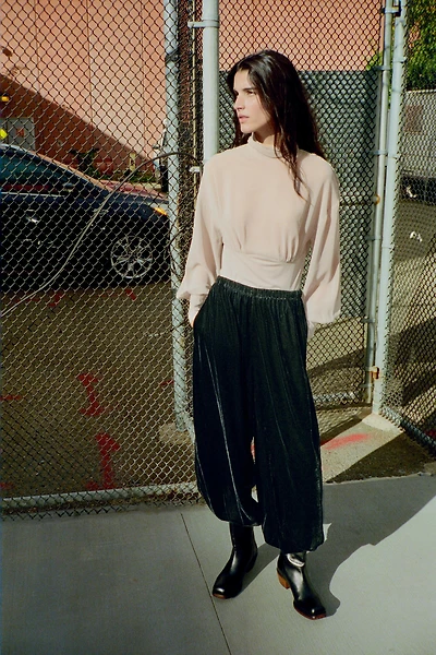 GEORGETTE BACK BODYSUIT