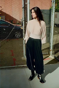 GEORGETTE BACK BODYSUIT