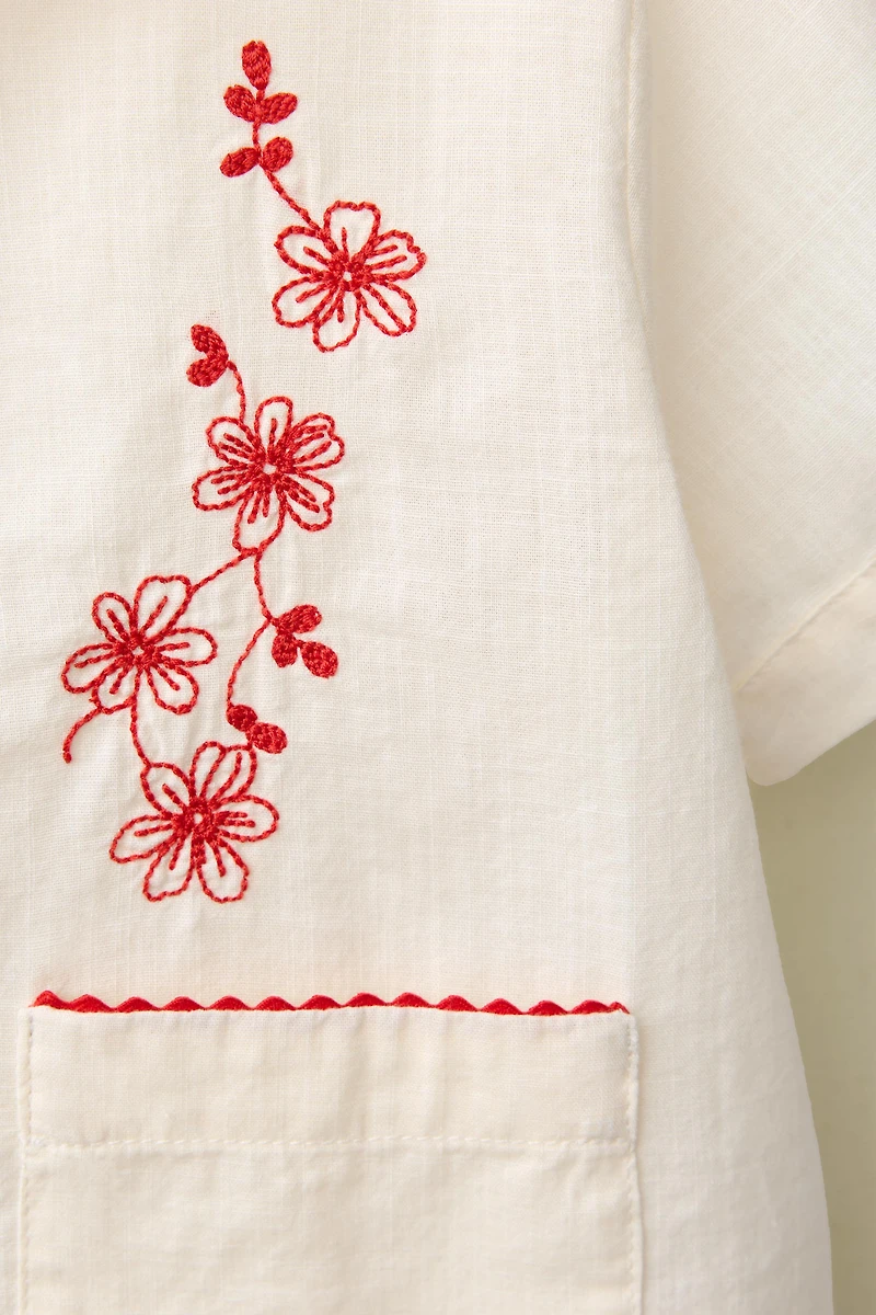 EMBROIDERED SHIRT CREATED BY CARAMEL LONDON X ZARA