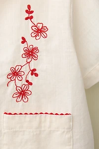 EMBROIDERED SHIRT CREATED BY CARAMEL LONDON X ZARA