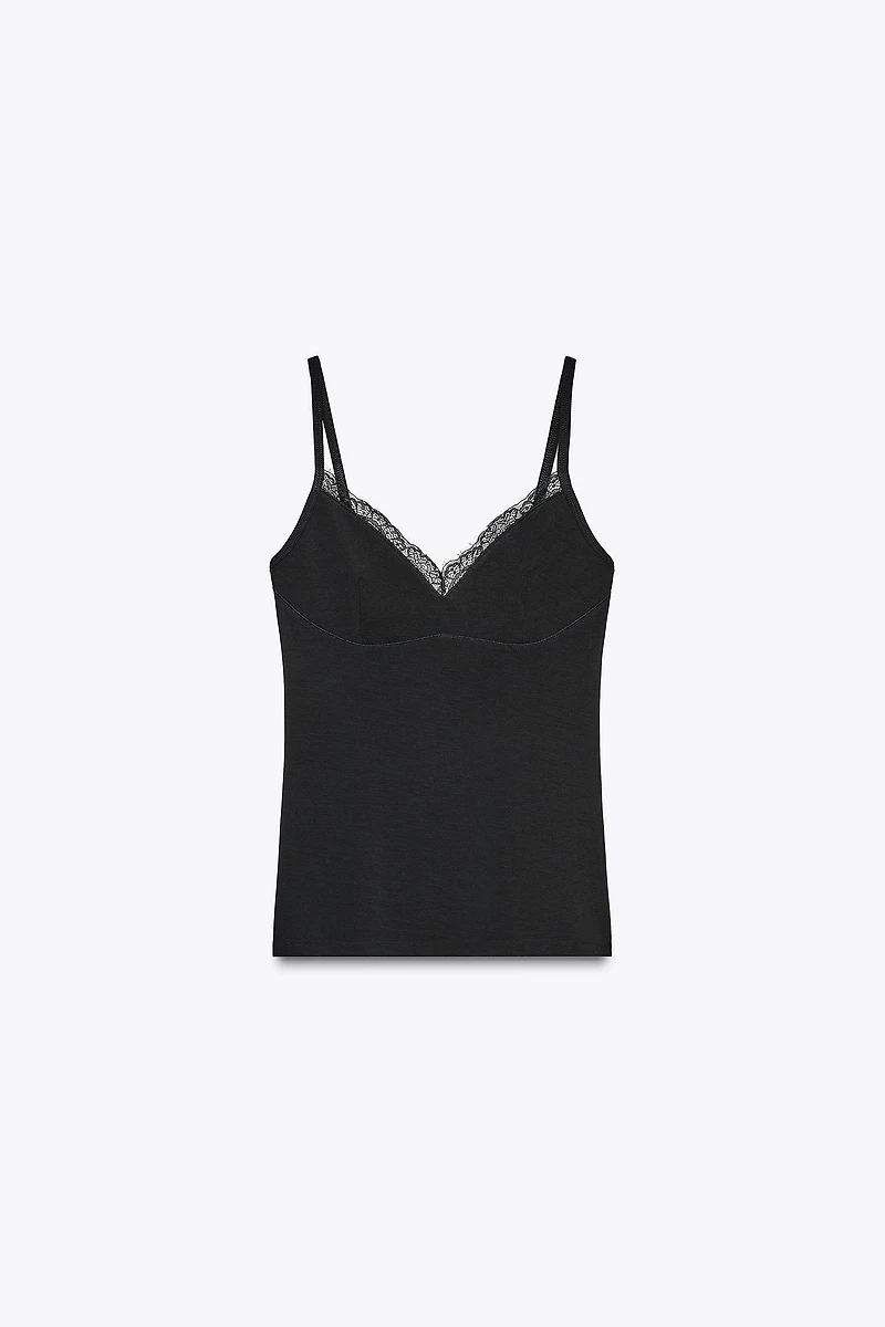 LYOCELL LACE TOP