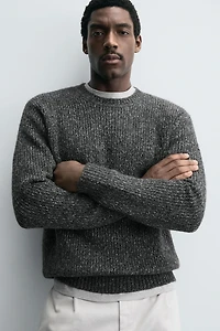 PURL KNIT SWEATER